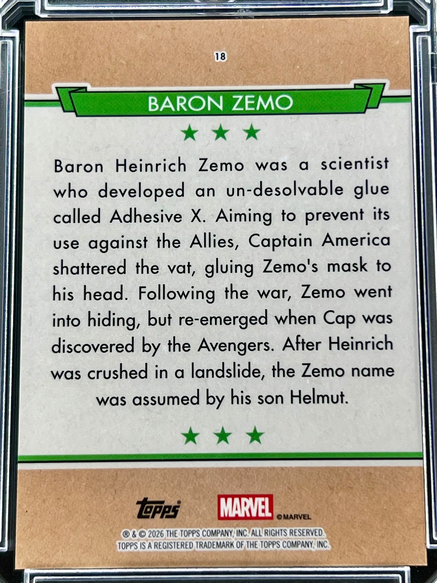 Baron Zemo - #64/75