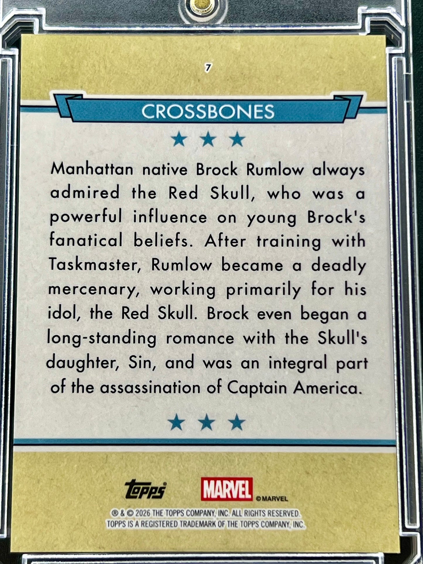 Crossbones- #67/99