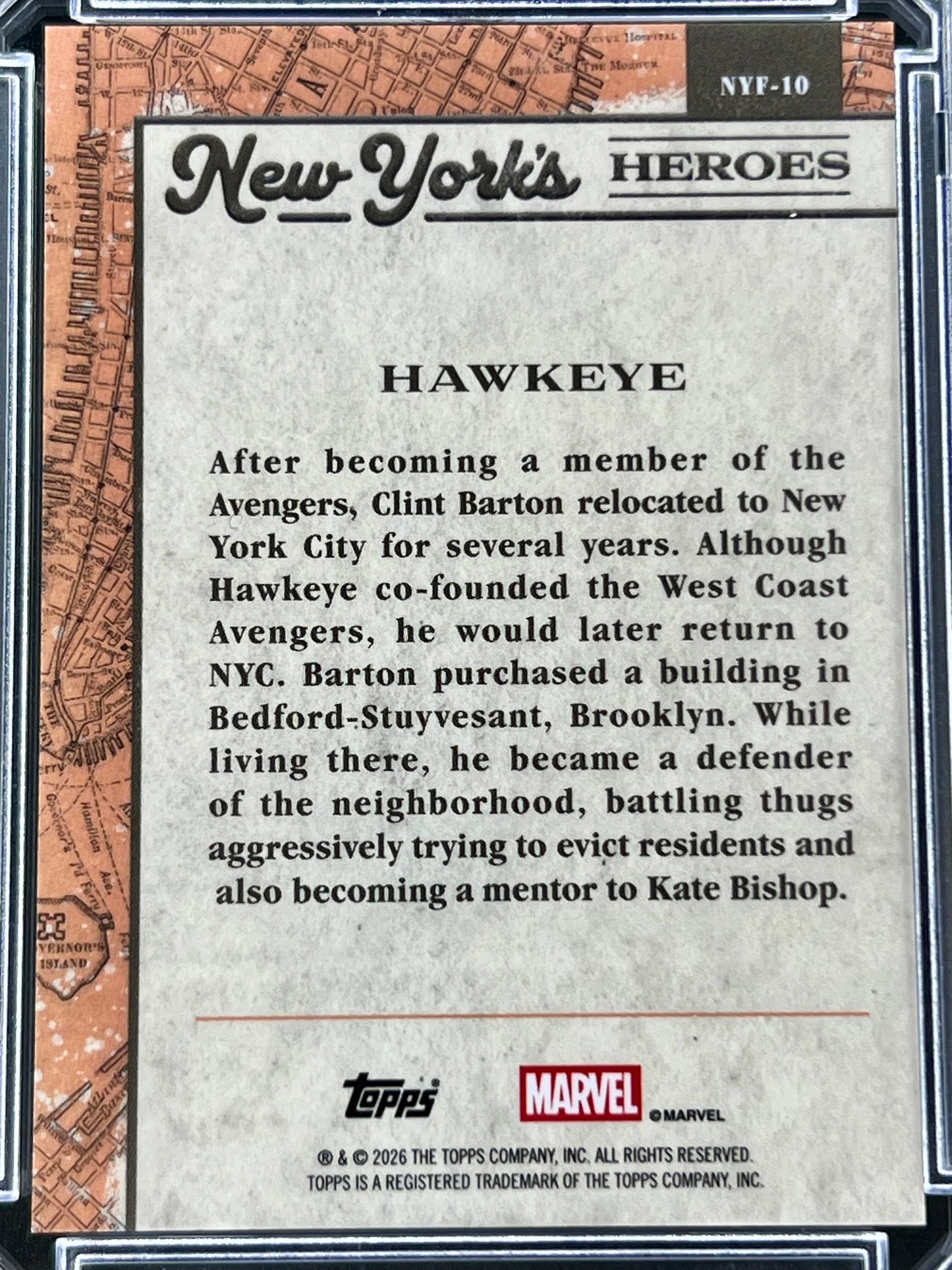 Hawkeye- New York Heroes - #38/50