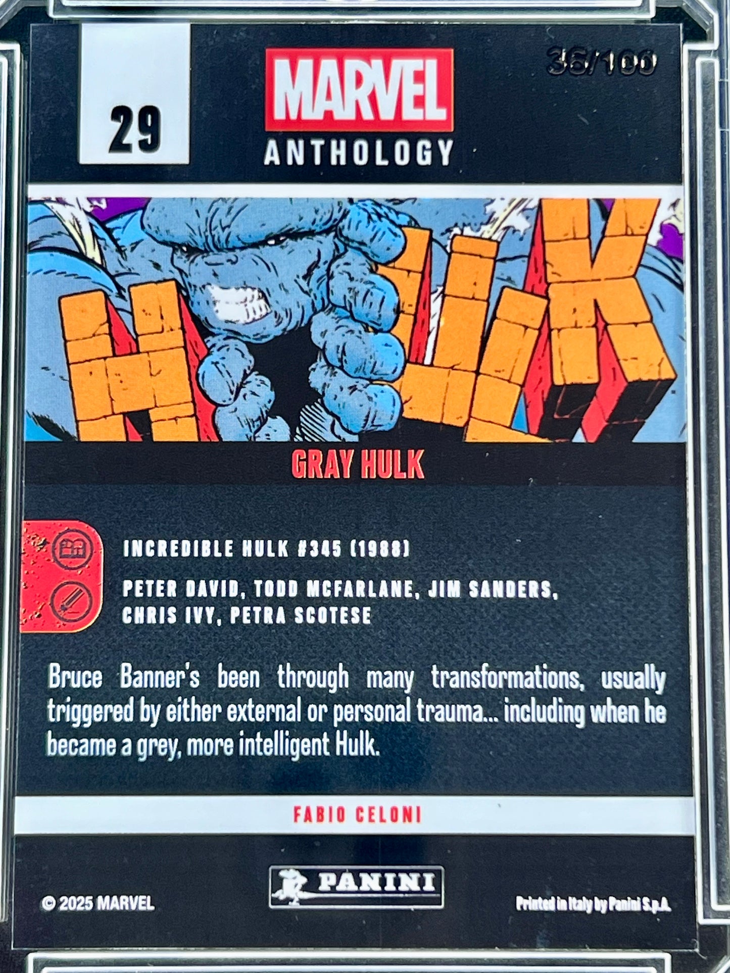 Gray Hulk - #36/100
