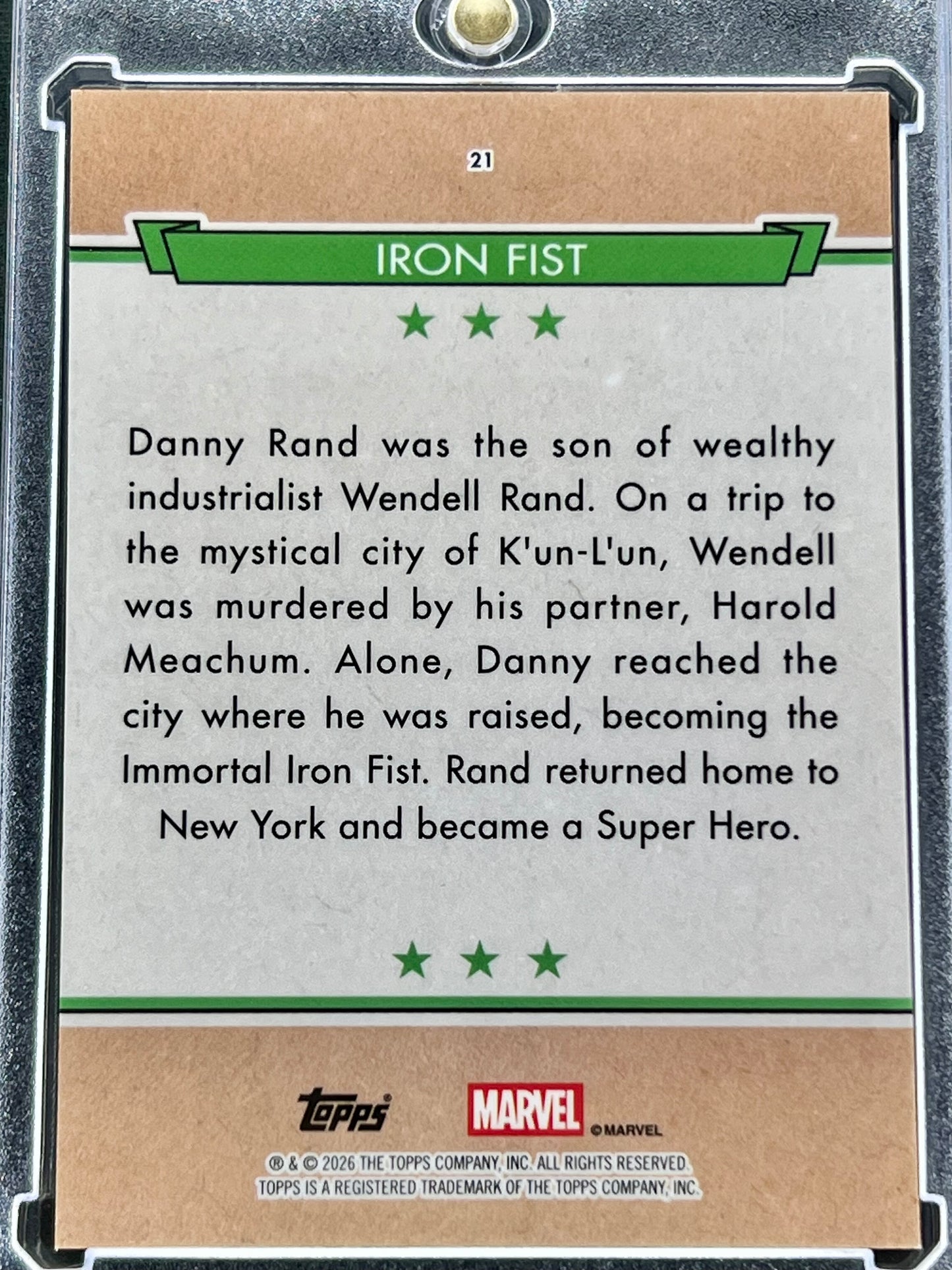Iron Fist - #04/25