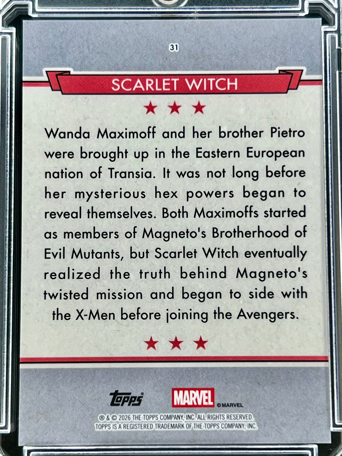 Scarlet Witch - #14/41