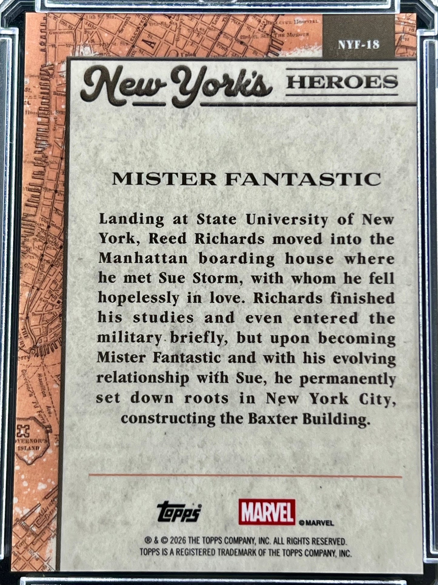 Mister Fantastic - New York Heroes - #20/25